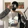 Camisetas masculinas para sua eternidade Anime Manga Camiseta Kawaii desenho animado Fushi Hug Joan Tops Casual Summer Summer Loose Manga Longa Mulher Camisa