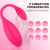 Vibratori Scossa elettrica APP per le donne Uovo vaginale Palla Kegel G Spot Dildo anale Giocattoli adulti del sesso Femminile Sexshop 230307