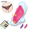 Vibratoren Bluetooth APP Vibrator Weibliche Drahtlose Fernbedienung Tragbare Vibrierende Ei Klitoris Stimulator Sex Spielzeug für Frauen Paare 230307