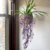 Decoratieve bloemen 80 cm kunstmatige groene bladeren plant een wijnstok bruiloft feest diy muur hangende decoratie huizen tuin slinger nep lvy rattan