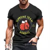 T-shirts pour hommes Boxer Pattern Print T-shirt pour hommes Style de combat Hauts à manches courtes En plein air Bodybuilding Survêtements Loisirs O-cou Surdimensionné