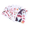 Gift Wrap 8 Sheets Removable Stickers Wall Detachable Valentine's Day Window Sticker Pvc Decals