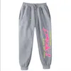 Mens Sweatpants Autumn Winter Print Fleece Jogging Training Pants Casual Sports Running Sweatpant