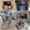 Dog Travel Outdoors Bag Ske Side рюкзак Cat Pet Sags Airline утверждена транспортировкой для маленьких кошек Searing 230307