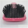 Hårborstar borstar Combs Magic Detangling Handle Dusch Comb Head Mas Brush Salon Styling Tool Drop Delivery Products Care DHG5U
