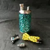 Accessoires pour fumeurs Million flowers Tuyaux en acier inoxydable Accessoires pour bongs en verre Verre