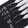 Żelowe długopisy Sakura Roll IC biały podkreślenie Pióro Pen BEL PENTY BRYKOWANE MAKERY PET DO RYSUNEK MANGA MANGA Prezenty J230306