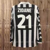 Juventus Long Sleeve Retro Soccer Jerseys Del Piero Conte Pirlo Buffon Inzagh Zidane Starcien Maillot Davids Boksic Shirt Pogba 15 16 95 96 97 98 99 00 2015 2016 1996