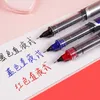 Gel Pens 3Pcsset Kawaii Straight Liquid Rollerball Pen 05mm Large Capacity Blueblackred Ink Gel Pen School Office Stationery Supplies J230306