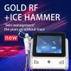 Gold RF Microneedle Equipment Marks Remover Skin Acne Scar Stretch Removal RF Microneedle Radiofrequency skin tightening