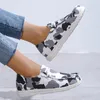 فستان أحذية سميكة قماش امرأة شقق Slipon Mujer Zapatillas Ladies Laiders Autumn Ultralight Boat Boat Sneakers Disual Sneakers 230307