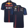 Polos masculinos e femininos para fãs de carros esportivos 2023 F1 Team T-shirt Terno Four Seasons Fórmula 1 Novo produto Racing Polo personalizado oficial 11# Sergio Perez 1#