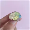 Pins broszki 10pcs Neurologia udarów u lekarzy i pielęgniarek lub depresja Parkinsona Pinki szkliwa mózgu Medyczne Pin klapowy Zły dhrom