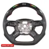 LED Racing Steering Wheel compatible for Audi A6 A8 Carbon Fiber Customized Driving Wheel