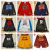 Topkwaliteit Alle teambasketbal shorts don gewoon korte retro sport slijtage Justdon Baseball met pocket ritsdragers pant High gestikte maat s-xxl