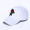 Ball Caps Summer Haftery Rose Baseball Cap Men Mass Fashion Outdoor Sun Hat Regulowane bawełniane Casual Snapback Capsball