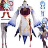 Costumes de anime Jacquard Fabric Game Genshin Impact Ganyu Cosplay vêm