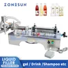 Zonesun Pneumatic Piston Liquid Filler Shampoo Water Wine Milk Milke Milit