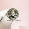 Spille Spille 100 Pz Spille e spilla personalizzate 1 Distintivo massonico Scudo Mason Spilla metallica Cavalieri Templari Sigillo Crociati Solomon Tem Dhp9R