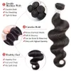 Body Wave 3/4PC Human Hair Bundles Raw Indian Remy Hair Double Weft Hair Extension 100g/Pc,12A Grade Natural Color