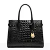 HBP Fashion Totes European and American style handbag Women's bag Crocodile cow leather large capacity has nothing to do with any brand