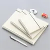 Transparent A6 Spiral Coil Notebook To-Do-fodrad Dot Blank Grid Paper Journal Diary Sketchbook for School Stationery Supplies