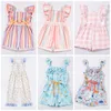 의류 세트 Girlymax Spring Spring Summer Easter Milk Silk Baby Baby Kids Stripe Bee Plaid Garment 의복 바지 옷 의류 소음 230307