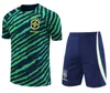 24 25 Brasil Manga Curta Tracksuit Sportswear Homens Treinamento Terno Futebol Jersey Kit 2024 2025 G.JESUS COUTINHO Brasil Colete Sem Mangas Adulto Crianças Conjuntos de Futebol