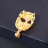 Подвесные ожерелья выпарить колье для черепа для женщин девочки мужчина из нержавеющей стали хип -хоп мода панк золотой цвет украшения