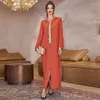 Vêtements ethniques Islam Abaya Femme Abayat Ramadan Musulman Dimond Robe Mode Ouvert Abayas pour femmes Dubaï 2023 Turquie Islamique Kaftan