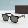 0751 glänzende schwarze Rauch Sonnenbrille für Männer Dax Brille Gafas de Sol Designer Sonnenbrillen UV400 Brillen mit Kiste