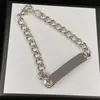 Silver Box Plate Charm Bracelets Women Simple Link Chain Bracelets Female Anniversary Party Gift Jewelry with Box