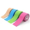 Elbow Kne Pads 12Rollslot Kinesiology Tape Athletic Sports Tapes Waterproof Shoulder Ankle Adhesive Bandage 253857510cm 230307