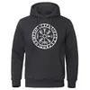 Mens hoodies sweatshirtler kış sonbahar polar sıcak gündelik sokak kıyafetleri vikings odin savaşçı efsane erkek kazak yenilik kapüşonlu sweatshirt 230307