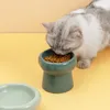 Köpek kaseleri besleyiciler kedi yüksek ayak seramikleri küçük orta gıda su besleyici evcillik yemek yemek kediler köpek yavrusu yükseltilmiş besleme kasesi 230307