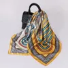 women's shawls 2023 French scarf printing female temperament twill silk satin scarf square scarf shawl Pashmina beach scarves headwear 90x90cm