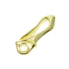 Key Rings Fine handmade biker raw brass 3D Japanese fishhook U belt hook fiskeychook chains key hanger DIY FOB lanyard