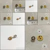 Pimler broşlar 10pcs Maltese Çapraz Yoklu Pimler Rozeti Masonik Masonal Fabrika Toptan Özel Küçük Yuvarlak Sevimli Masonlar Broş Pin Dro Dheix