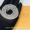2023 Fashion New Design Necklace 925 Sterling Silver 5mm VVS Moissanite Tennis Chain