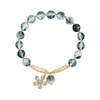 Bangle Cherry Blossom delicate armbanden voor vrouwen vrouwelijke ins niche ontwerpoverdracht Crystal Green Ghost Bracelet Girl Halloween Gift