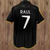 2001 2002 Raul Mens Retro Soccer Jerseys 2016 2017 2018 Ronaldo Zidane McManaman Bale Benzema Sergio Ramos Football Shirts Kort ärm