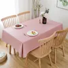 Tala de mesa simples colorida solid corne estilo molho dinning tonelada de mesa de linho pastoral imitação