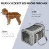 Dog Travel Outdoors Bag Ske Side рюкзак Cat Pet Sags Airline утверждена транспортировкой для маленьких кошек Searing 230307