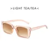 Solglasögon Lonsy Retro Rectangle Women 2023 Vintage Square Sun Glasses Ladies UV400 OCULOS LUNETTE DE SOLEIL FEMM