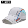 Utomhushattar Summer Snabbtorkning Thin Breattable Baseball Cap Men Kvinnor Sport Vandring Mountaineering Cykel Fiske Hat Bone A143 230307