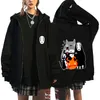 Мужские толстовок толстовок Ghibli Totoro Hoodie Harajuku Japan Anime Смешные мультипликационные толчки мужчины, отдавшие Миядзаки Хаяо, почтовые топы негабаритные 230307