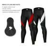 Racing Pants WOSAWE Fleece Cycling Bib Shorts Men's Winter Warm Up Reflective 3D Padded MTB Bicycle Bike Trousers Bibs