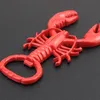 Creative Gopers New Lobster Bottle Opener Metal Key Chain Festival Festival небольшие подарки J0307