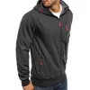 Men's Hoodies Men Sports Casual Wear Zipper Fashion Tide Jacquard Jacket Fall Sweatshirts Winter Coat Outdoor