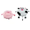 Cat Beds Super Soft Plush Dog & Sleeping Cartoom Cow/Pig Shape Available